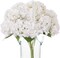 Spring Tabletop Decor – 3PCS Ivory White Latex Hydrangea Artificial Flowers for Home, Wedding & Party Centerpieces